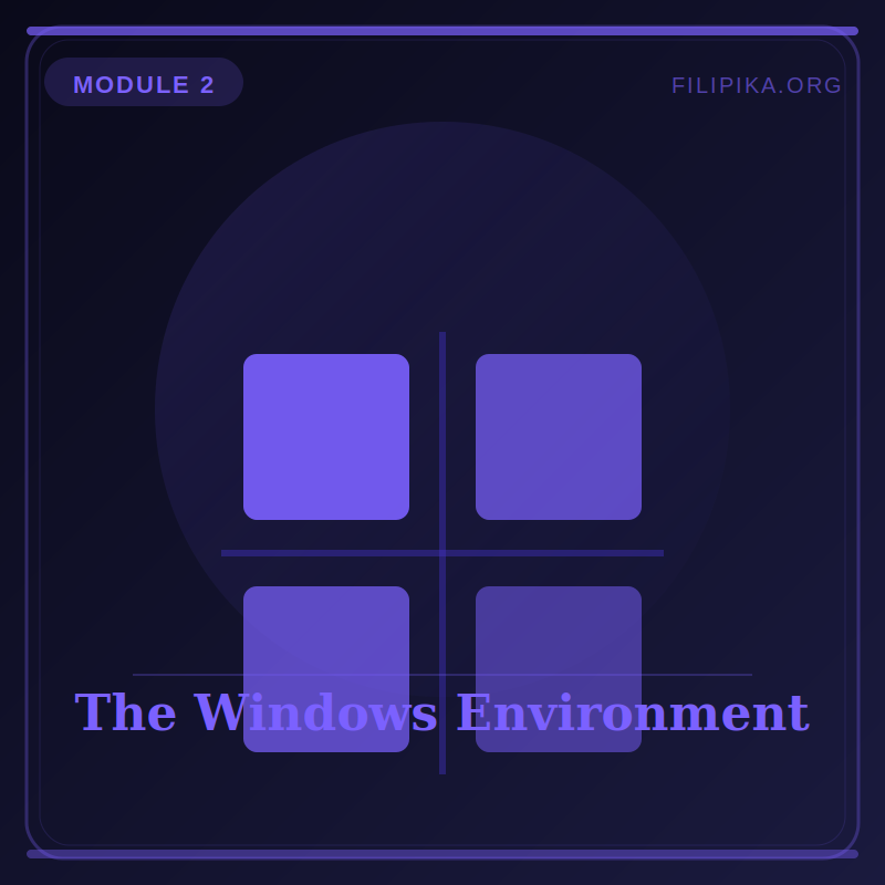 The Windows Environment